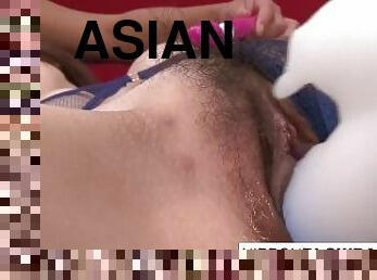 A Bunch Of Dudes Makeing An Asian Teen Squirt