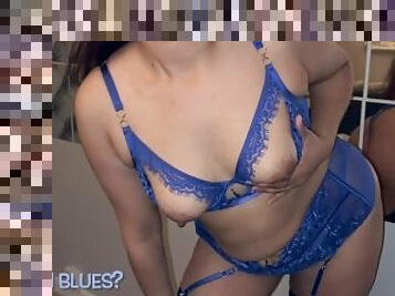 Indian Blues? ???? Hot Desi In Stockings! So Thick & Juicy!