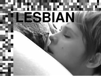 Eager lesbians tongue fuck each other with intense passion