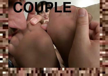 Sweet scene with awesome foot fetish