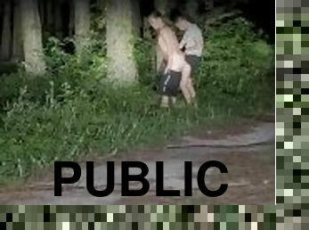 papa, en-plein-air, public, anal, énorme-bite, interracial, gay, bdsm, couple, ejaculation