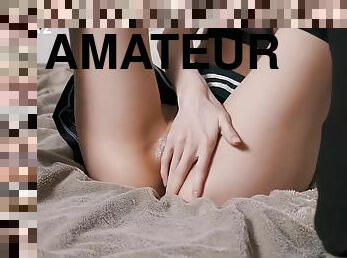 Masturbates Her Pussy With Zoe Mcdonald And Dildo Masturbation