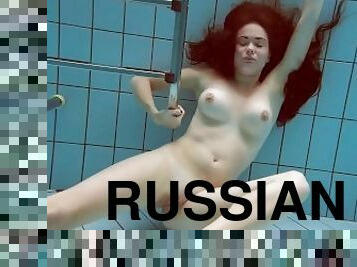 Swimming pool beauty Russian hottie Lola