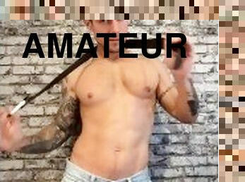 armée, amateur, gay, décapage, danse, solo, musclé, tatouage, militaire, taquinerie