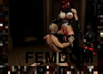 Citor3 Femdomination 2 3D VR game walkthrough 10: The Finale part 2  cowgirl, anal, futa on male