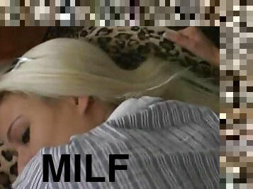 Incredible blonde MILF enjoys rough sex