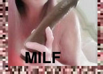 Hot Cellphone Video Of MILF Nikki In A Sexy Orange Dress Dildo Fucking and Giving You JOI