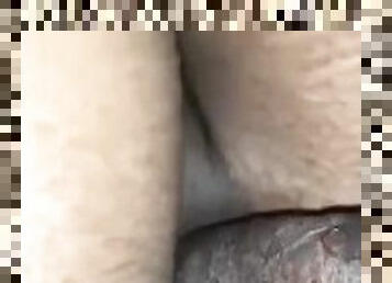 FRESHLY BAKED PUSSY HOLE BEING FUCKED