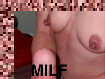 Milf milks delivery guy!!