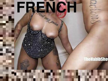 houston phat booty kally xo getting her throat and pussy fucked by frenchboy