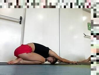 Sexy yoga session