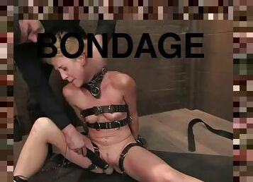 bdsm, blonde, bondage