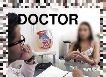 This young woman goes to the gynecologist for the first time and this fake doctor has sex with her