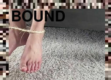 gay, bdsm, pieds, ligotée, fétiche, bondage, orteils