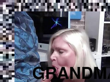 Grandma Blows Nerd - Lacey Starr