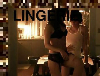 Katherine Moennig and Sarah Shahi In Sexy Lingerie - The L Word Scene