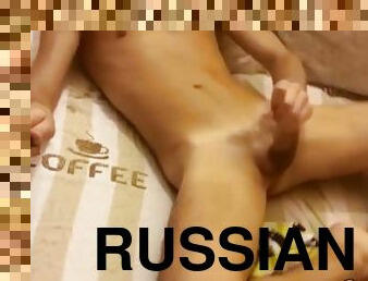 gay porn Russian homemade dick boner fingering cumshot