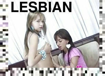 Selina 18 Kisses Lesbian Love