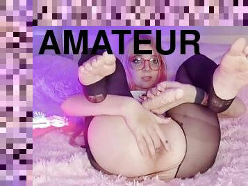 chatte-pussy, amateur, anal, ados, jouet, pieds, blonde, mignonne, belle, gode