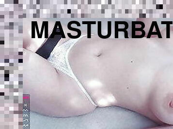 masturbation, chatte-pussy, webcam, brunette