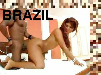 Brazilian with a great ass and small tits fucked