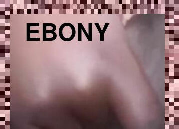 Ebony Pussy Is Very Creamy