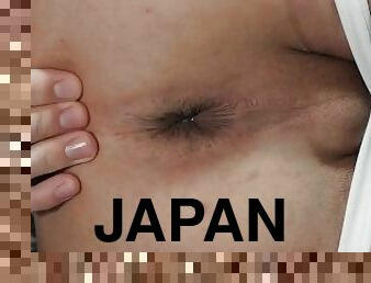 immens, muschi, anal-sex, spielzeug, japanier, dildo, hintern