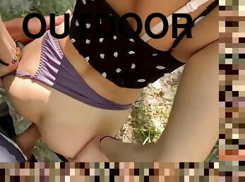 Sesso Outdoor - Figa Bagnata E Sudata Dopo Corsa Scopami E Basta !!!!