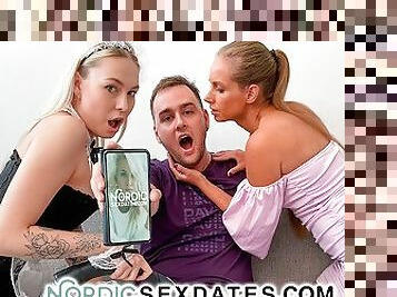 OMG: CHEATING on my wife with two NORDIC GIRLS: MIMI CICA + KINUSKI - NORDICSEXDATES