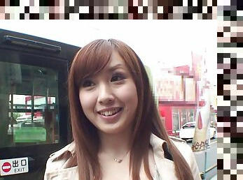 Busty Japanese girl Haruka Kitano gets her hairy pussy fucked