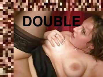 She is their double penetration plaything