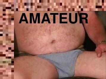 amateur, mature, ejaculation-sur-le-corps, gay, maison, ejaculation, solo