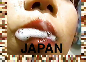 Hot japanese sucks and swallows