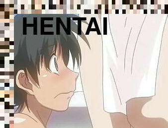 Hentai girl tells shy boy that the only way to prove his love is to make her orgasm : Hentai Uncensored