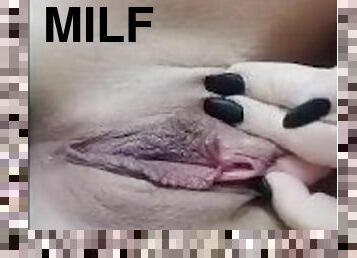 rumpe, store-pupper, klitoris, feit, brystvorter, pussy, squirt, amatør, milf, leke