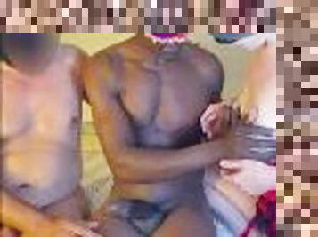 Part 3 Husband sharing wife with BBC Real Amateur Couple wants threesome DP double penetration