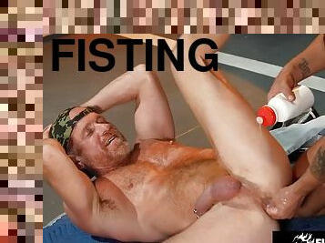 FistingInferno - Jock wt drilled gaping cock by muscle