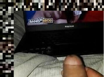 masturbating watching porn part 2