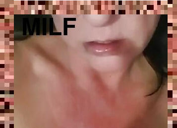 gros-nichons, masturbation, amateur, milf, horny, américaine, gode, solo