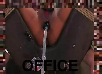 Bondage and pussy pleasures in the doc's office