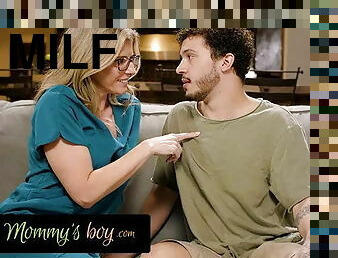 Nurse Milf Cory Chase Taught Stepson how to Put a Condom, now Wants Him to Ta...