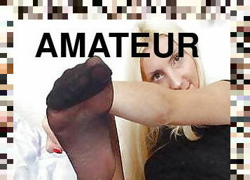 amateur, milf, pieds, serrée, fétiche