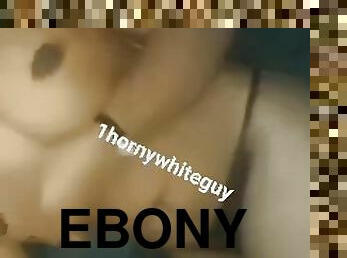 REMASTERED - Sexy ebony Haitian ???????? MILF sucks horny white guy