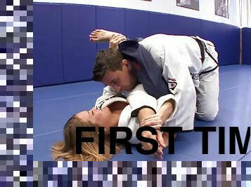 Judo, first on the matte dann im bett