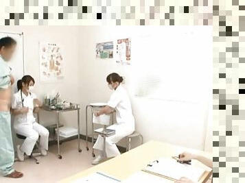 Japanese Nurses Give Great Handjobs In A Doctor's office