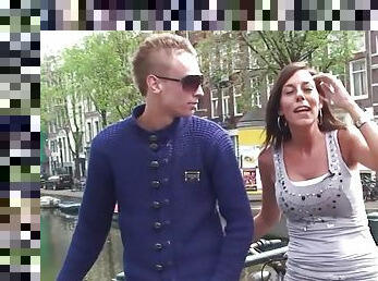 Amsterdam whore fucked and jizzed on ass