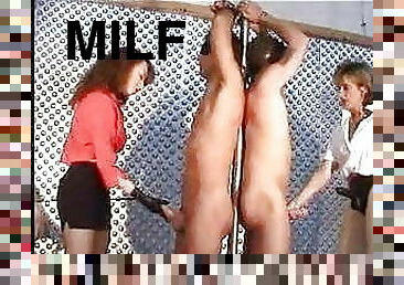 milf, branlette, esclave, maîtresse, lait