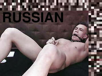 athletic 22yo russian boy Andrew with hot jerkoff show