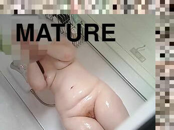 Chubby Mature Ginger Shower Spycam