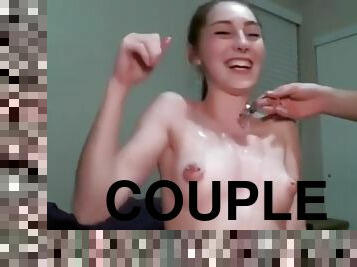Young couple fucking on cam